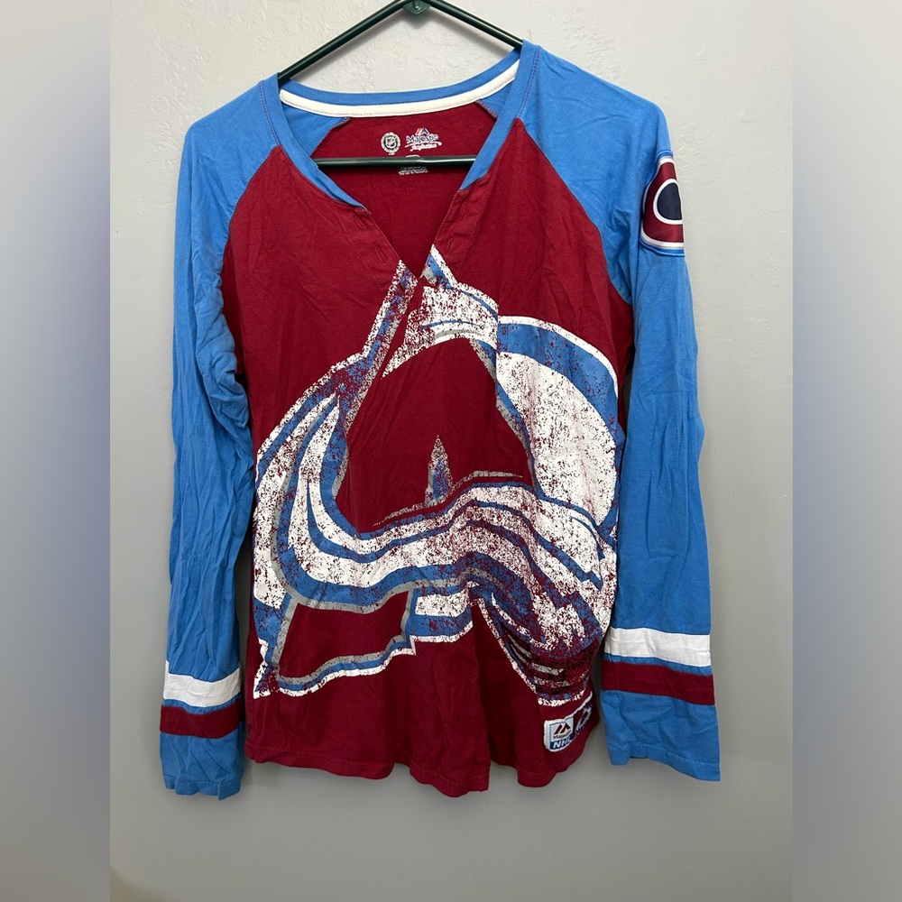 Vintage Colorado Avalanche Long-sleeve Shirt XL